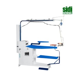 NOVA - Mesa de planchado aspirante y soplante industrial con calderin incorporada