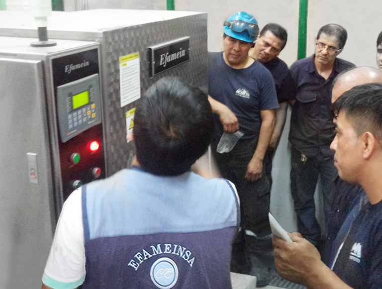 Capacitación en lavadoras industriales